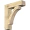 Ekena Millwork Legacy Block Rough Sawn Bracket w/ Offset Brace, Douglas Fir, 8"W x 30"D x 34"H BKT0806X30X34LEC05RDF - alternate 1